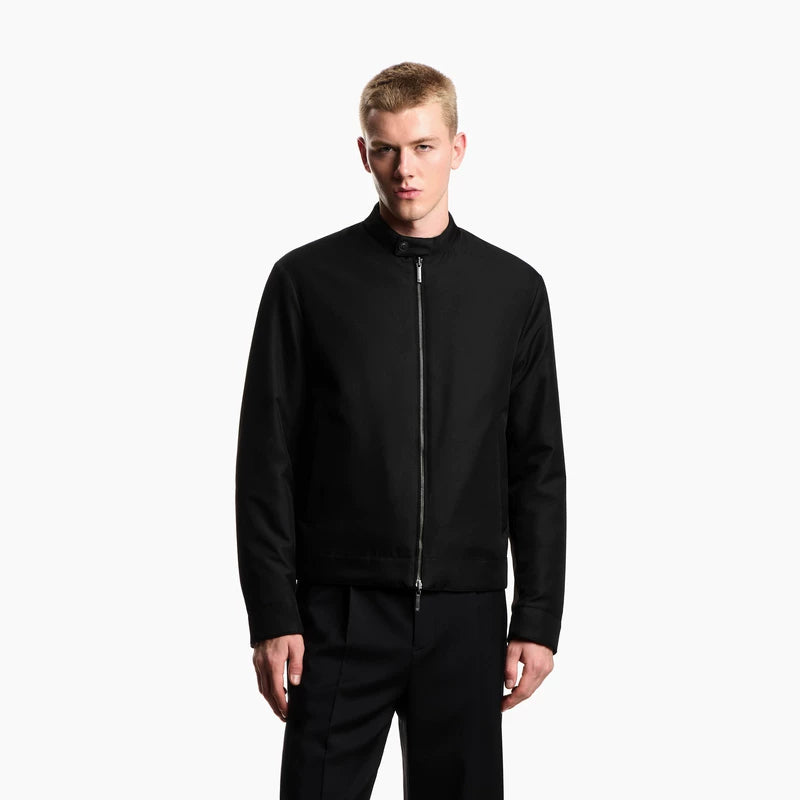 EMPORIO ARMANI/Armani Qış Yeni Kişilər üçün Qısa Yüngül Dayanacaqlı Geri Dönən Pambıq Gödəkçə