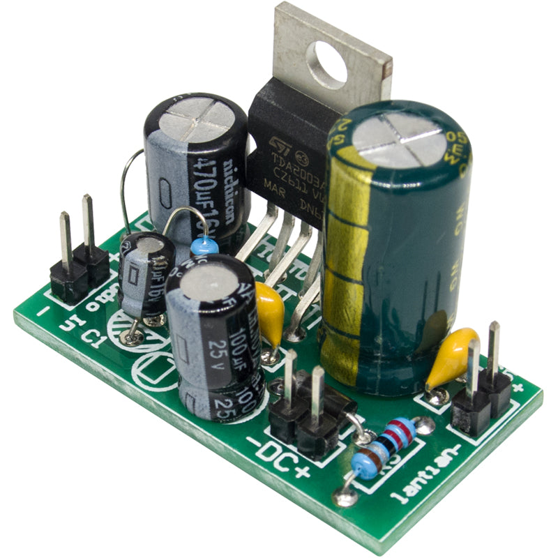 TDA2003 güc gücləndirici lövhəsi tək enerji təchizatı 18V12W mono aşağı güclü təmiz güc mərhələsi hazır məhsul dəsti PCB boş lövhəsi