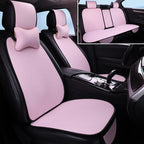 Avtomobil Yastığı Bütün İl Boyu Neytral Kətan Kiçik Bel Yay Nəfəs ala bilən Pambıq Kətan Sürüşməyən Sərin Yastıq Minimalist Oturacaq Örtüsü Oturacaq Yastığı