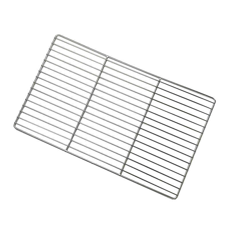 Milli standart 304 paslanmayan poladdan hazırlanmış barbekü mesh məişət zolağı barbekü mesh tort soyutma rafı kommersiya barbekü qril mesh