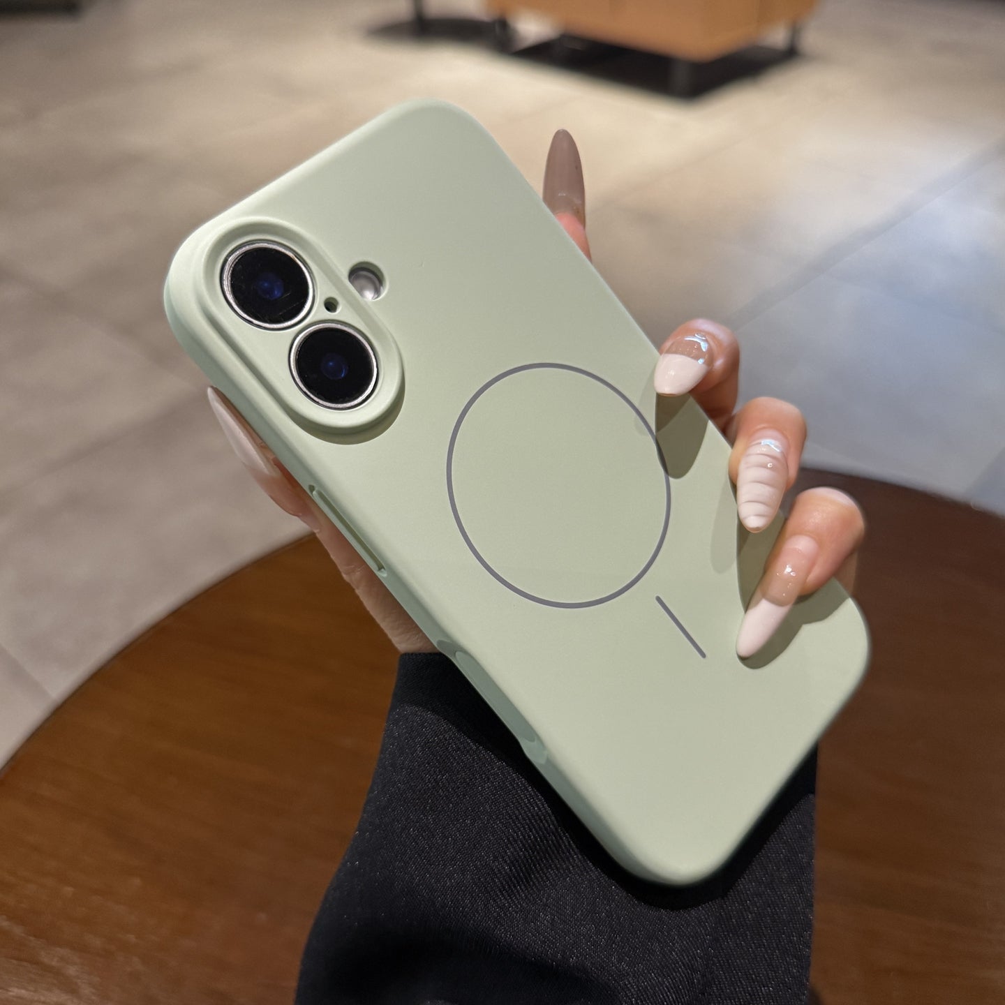iphone17 Apple 17pro mobil telefon qutusu 16promax dəri hiss edən maye Hava yeni model 15 incə dairə maqnit doldurma 14plus ot yaşıl 12 cüt 11 hər şey daxil 13 silikon qoruyucu örtük üçün uyğundur