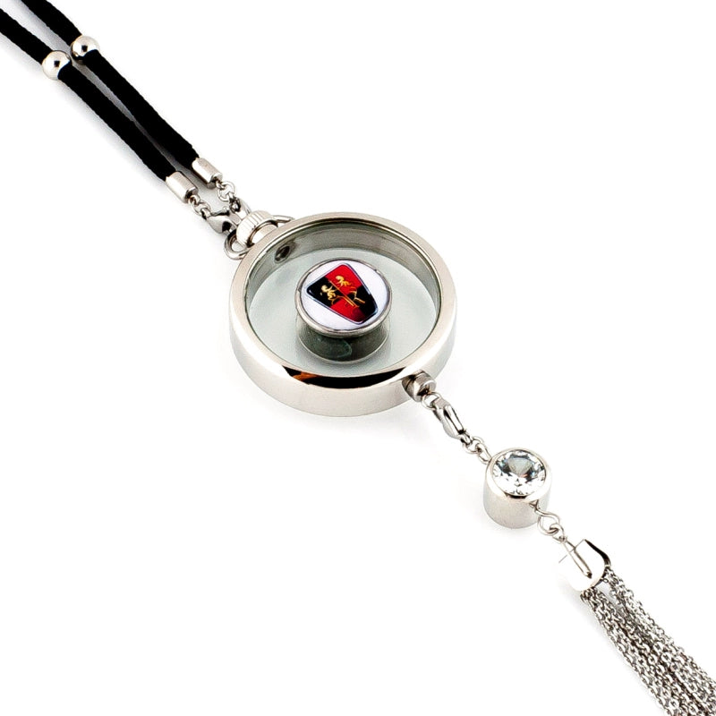 Avtomobil Ətri Avtomobil Asma Metal Qoruyucu Talisman Asma Dekorasiya Yüksək səviyyəli Avtomobil Loqosu Avtomobil Asma Efir Yağı Aromaterapiya Kulonu