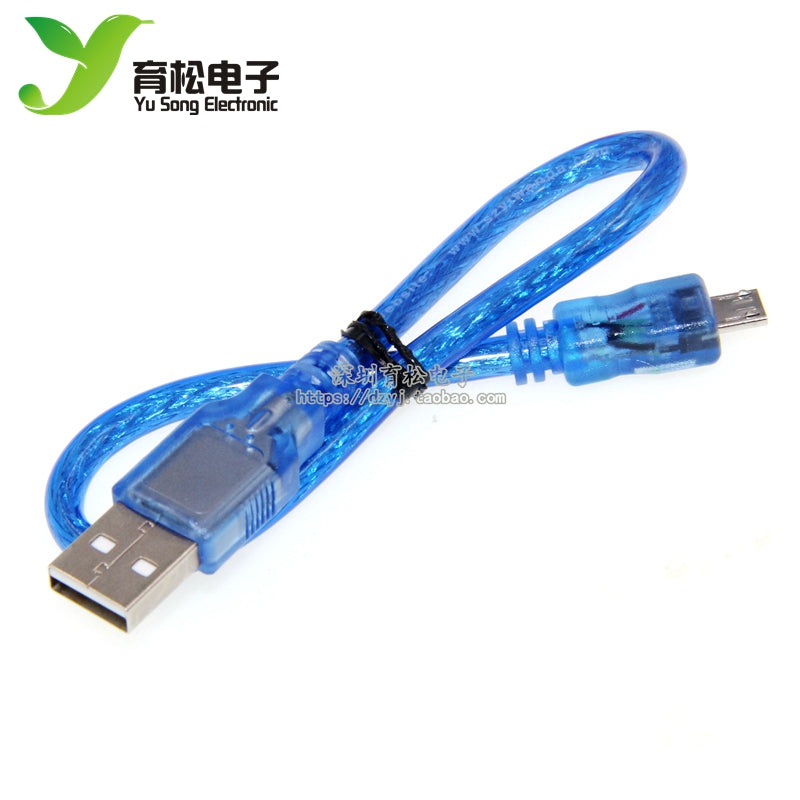 30CM USB kabel mavi MicroUSB kabel məlumat kabeli MK5P mobil telefon USB şarj kabeli