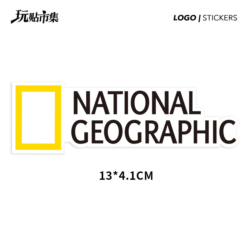 NASA National Geographic Jurnalının Jurassic Discovery Nature Logosu Baqaj Çantası Noutbuk Soyuducu Stikeri