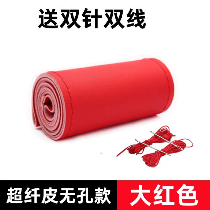 2006/2007/2008/2009/2010/2012/2013-cü illərdə istehsal olunmuş köhnə Toyota Reiz, Camry və Corolla modelləri üçün əl ilə tikilmiş sükan örtüyü.