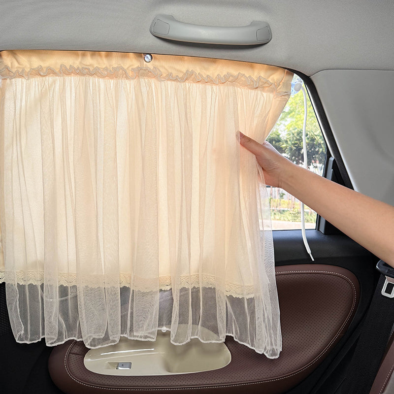 2026 New Car Sunshade Curtain, Car Blackout Window Curtain, Baby Sunscreen and Heat Insulation, Car Interior Sunscreen Privacy Curtain, Cute