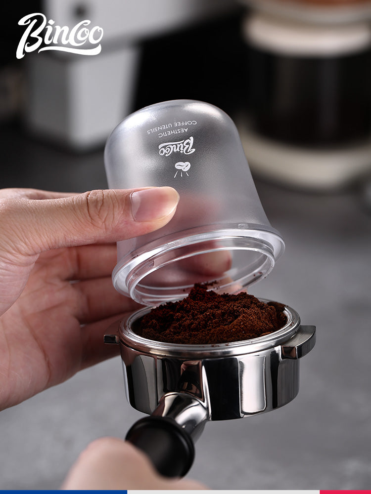 Bincoo toz qəbulu fincanı, düşən toz fincanı, çəkisi olan lobya şəffaf ətirli fincan, ters çevrilmiş toz qəbulu fincanı, 58 mm tutacaq, italyan üslublu toz qəbulu fincanı