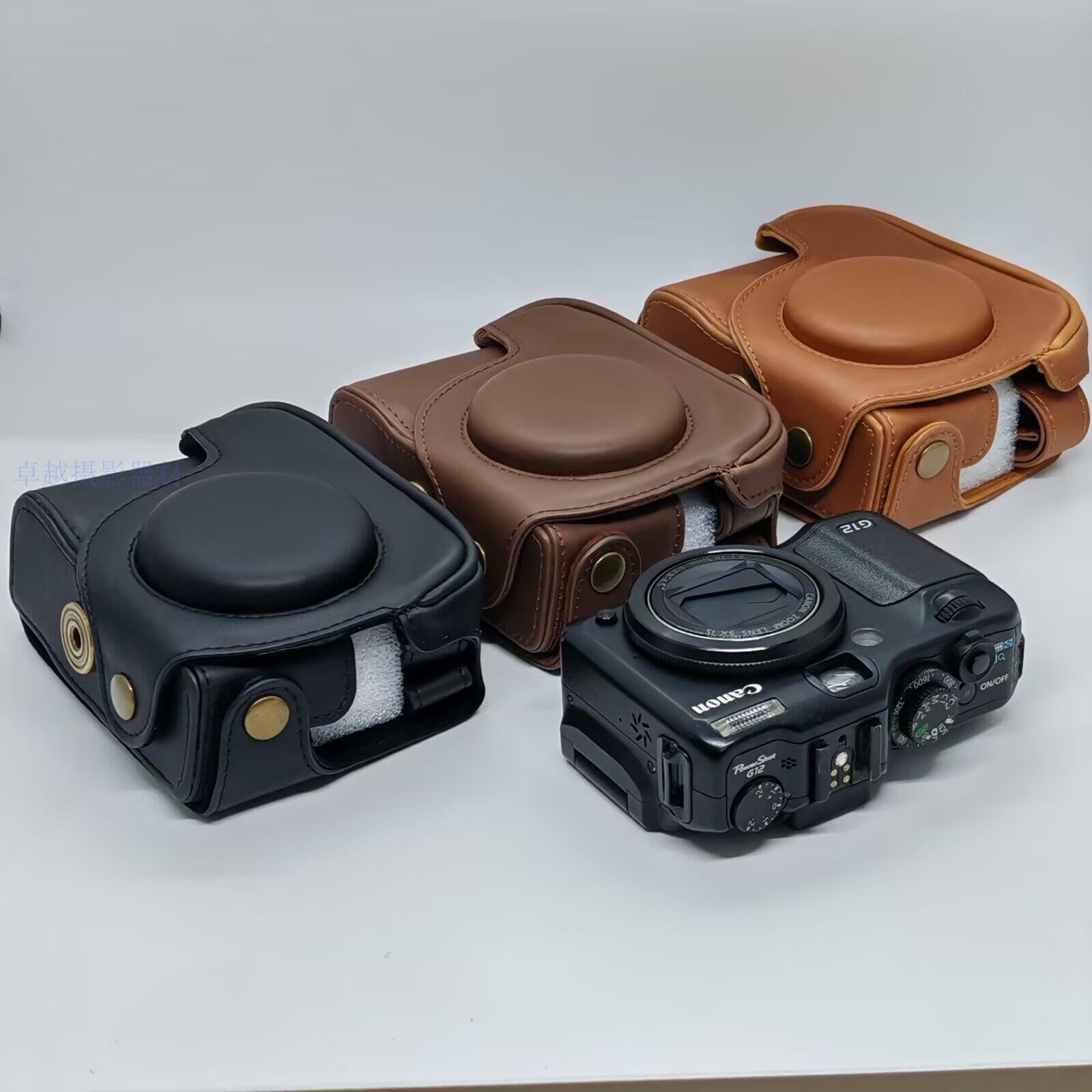 Canon G10/G11/G12 kamera çantası, G12 kamera dəri çantası, G11 retro dəri çantası, kamera qoruyucu qutusu üçün uyğundur