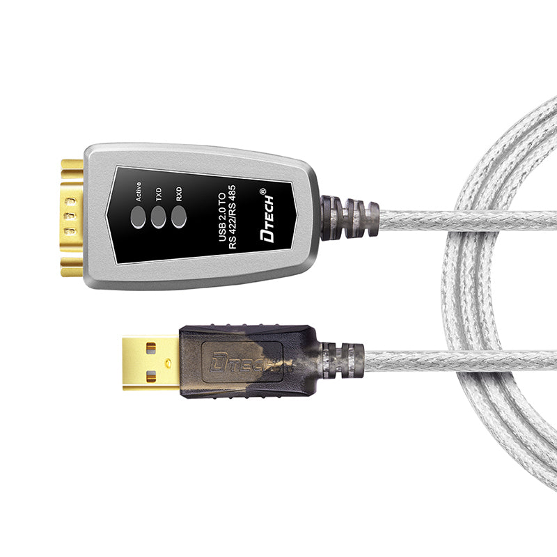 Dite USB-dən 485-ə seriya port çeviricisi 9-pin rabitə məlumat adapter kabeli 422 iki nüvəli sənaye dərəcəli DT-5019