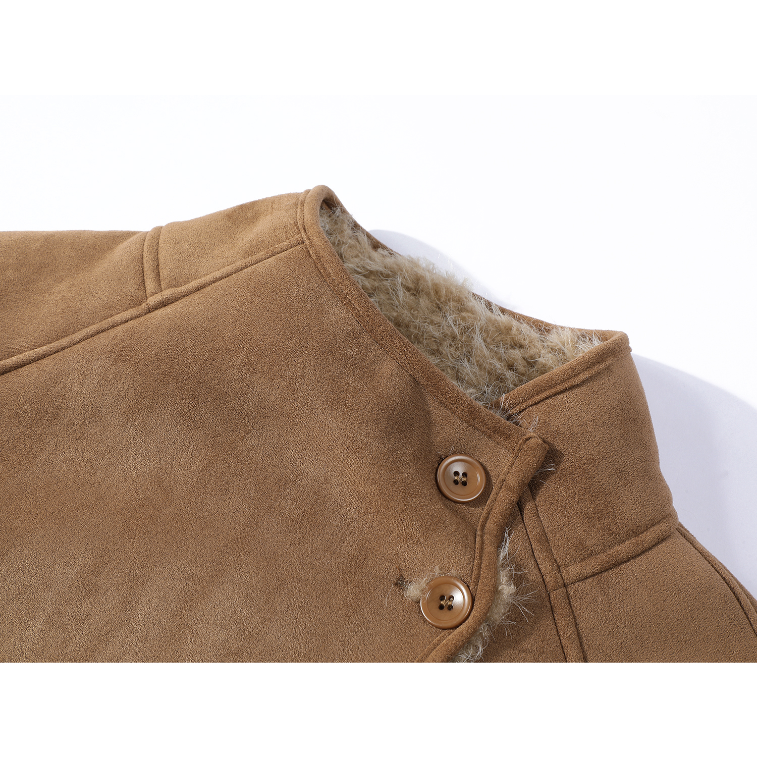 Cholisa 2025 Super Şirin Qışın Yeni Quzu Yunlu Palto Qadın Üst Geyimi Qalınlaşdırılmış Palto Qoyun Dərisi Qoyun Dərisi