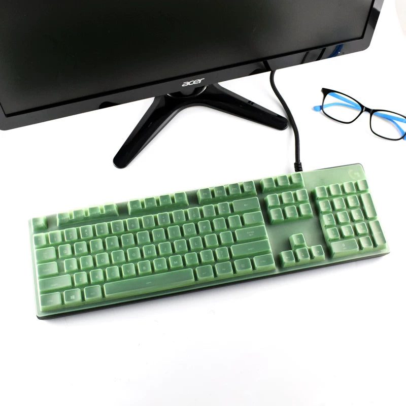 Logitech G610 G810 G910 mexaniki klaviatura membranı üçün uyğundur G913 TKL G813 mühafizəsi G213 G413 G512 tam örtük K840 K845 G Pro toz örtüyü masaüstü kompüter korpusu