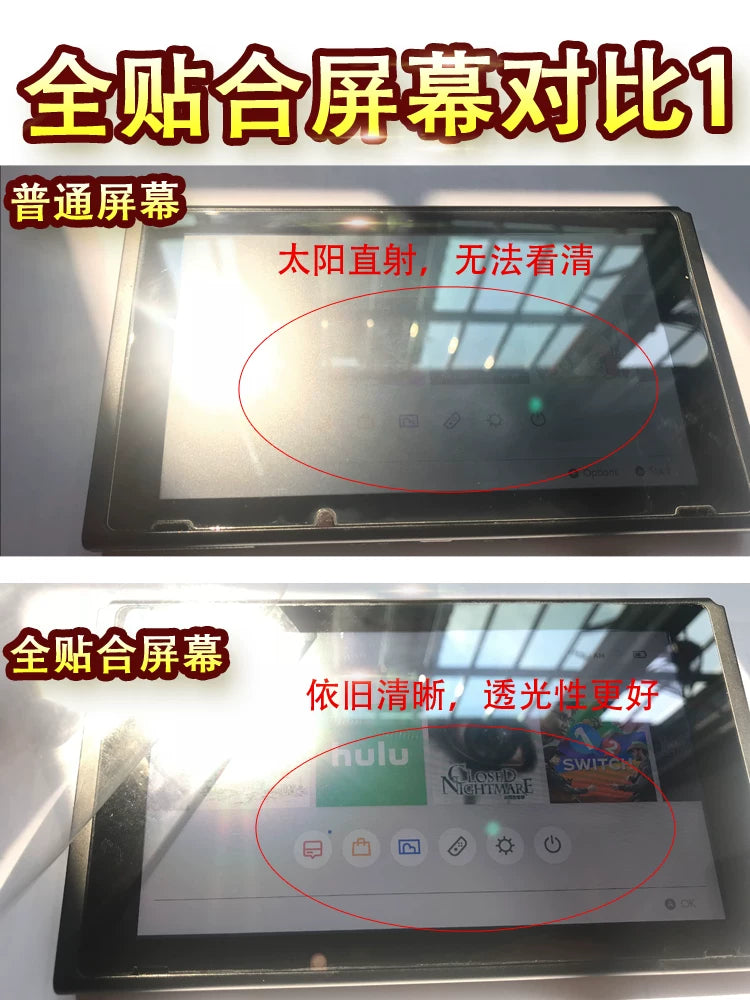 Original Switch fit LCD lite displey ekranı NS təmir aksesuarları tam uyğun ekran yığma oled maşını