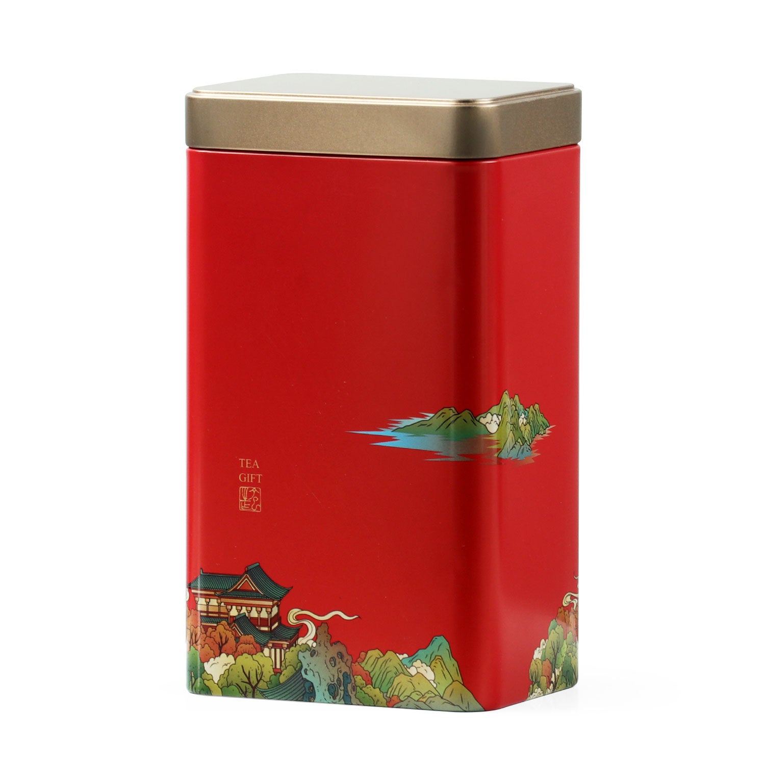 Yeni böyük və kiçik möhürlənmiş metal dəmir qutular çay qutuları qara çay yaşıl çay Lapsang Souchong universal çay qutusu boş qutu
