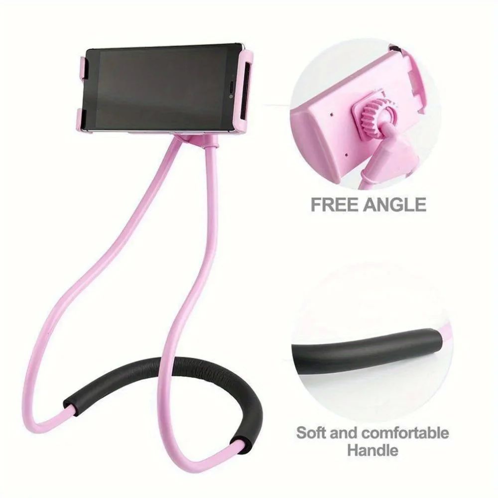 Universal Cell Phone Holder Stretchable Neck Hanging Selfie