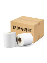 E-poçt Bao üç davamlı termal çap etiket kağızı 100x100x150 Amazon AliExpress transsərhəd e-ticarət öz-özünə yapışan barkod boş elektron forma ekspress tək rulon yığılmış xarici qutu stiker
