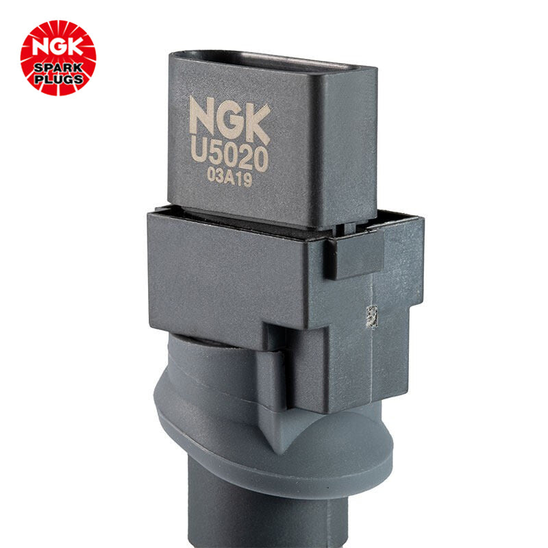Orijinal NGK alovlanma bobini U5020, Audi A3/Q7/TT, Volkswagen CC/Eos, Phaeton və Touareg yüksək gərginlikli bobinlərlə uyğun gəlir.