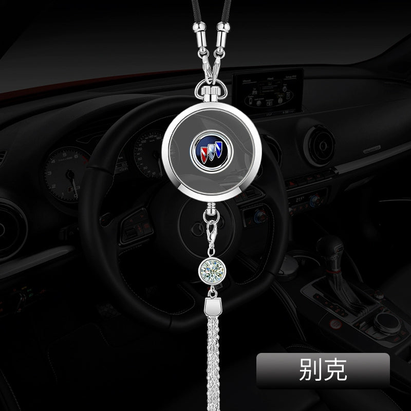 Avtomobil Ətri Avtomobil Asma Metal Qoruyucu Talisman Asma Dekorasiya Yüksək səviyyəli Avtomobil Loqosu Avtomobil Asma Efir Yağı Aromaterapiya Kulonu