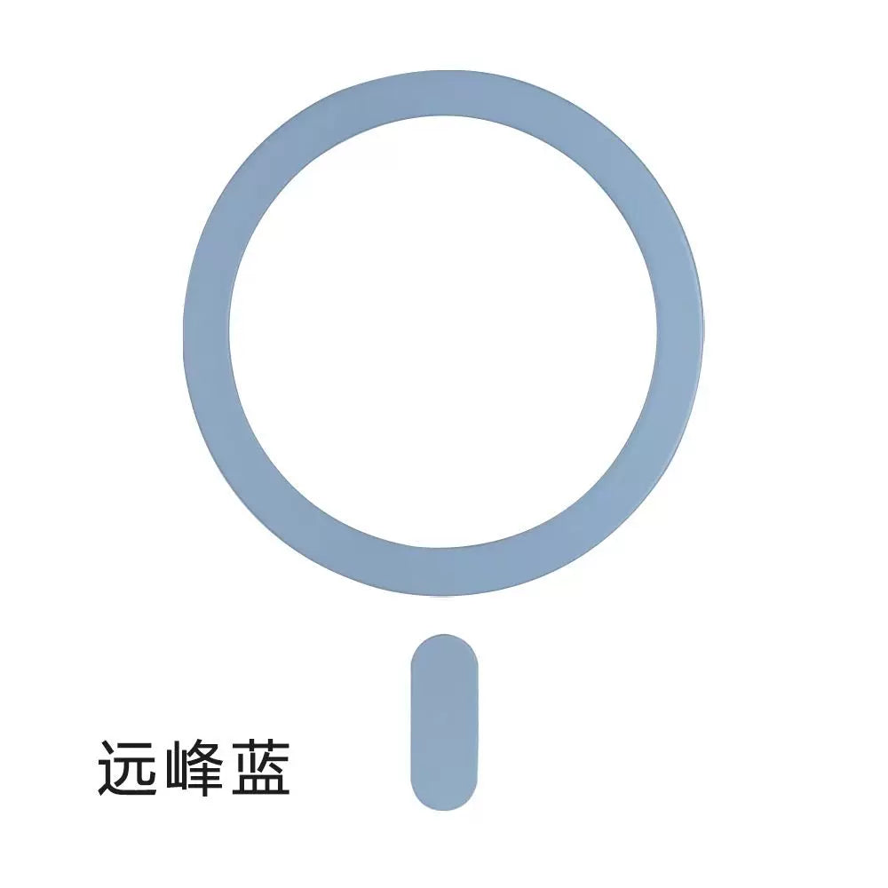 Maqnit halqası, maqnit bərkidicisi, MagSafe, boyalı örtük və quyruq hissəsi olan maqnitləşdirilmiş yamaqlı simsiz qəbuledici.