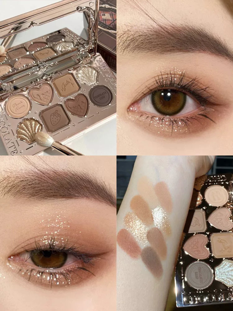 Flower Knows Moonlight Mermaid Göz Kölgəsi Palitrası 2026 Yeni Stil, Gündəlik Yüngül Makiyaj, Yer Rəngli Göz Kölgəsi, Orijinal Məhsul (Rəsmi Veb Sayt)