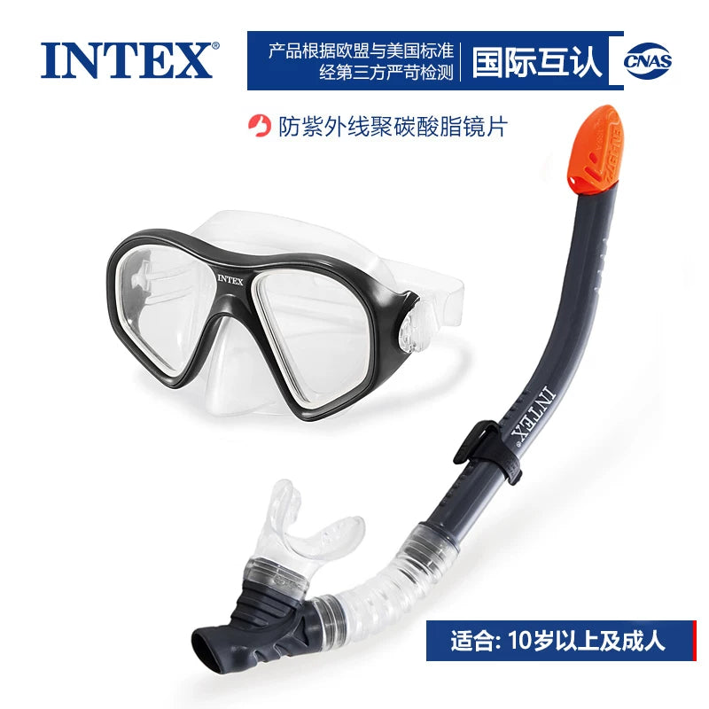 INTEX gözlük maskası uşaq üzgüçülük eynəyi su maskası dalğıc eynəkləri yüksək dəqiqlikli duman əleyhinə miopiya