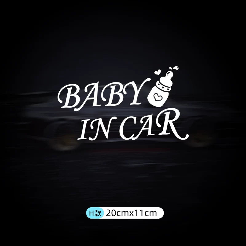 Avtomobildəki körpə stikerləri, avtomobildəki körpələr və uşaqlar üçün xəbərdarlıq stikerləri.