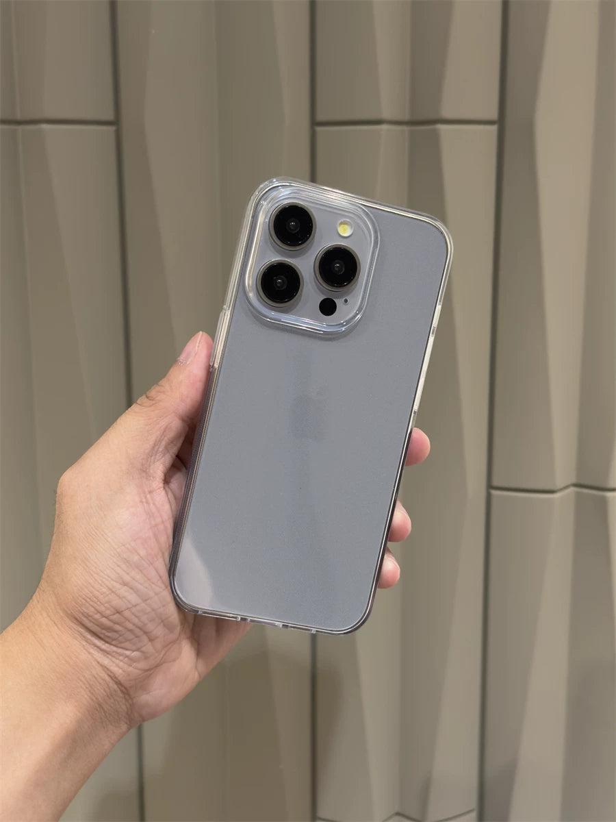 Sadə və şəffaf, Apple 16promax mobil telefon üçün uyğundur, ultra nazik iphone15pro yeni model 13 silikon qoruyucu örtük 14pro hər şey daxil anti-düşmə 12 yumşaq qabıq 17promax kişi və qadın yüksək səviyyəli
