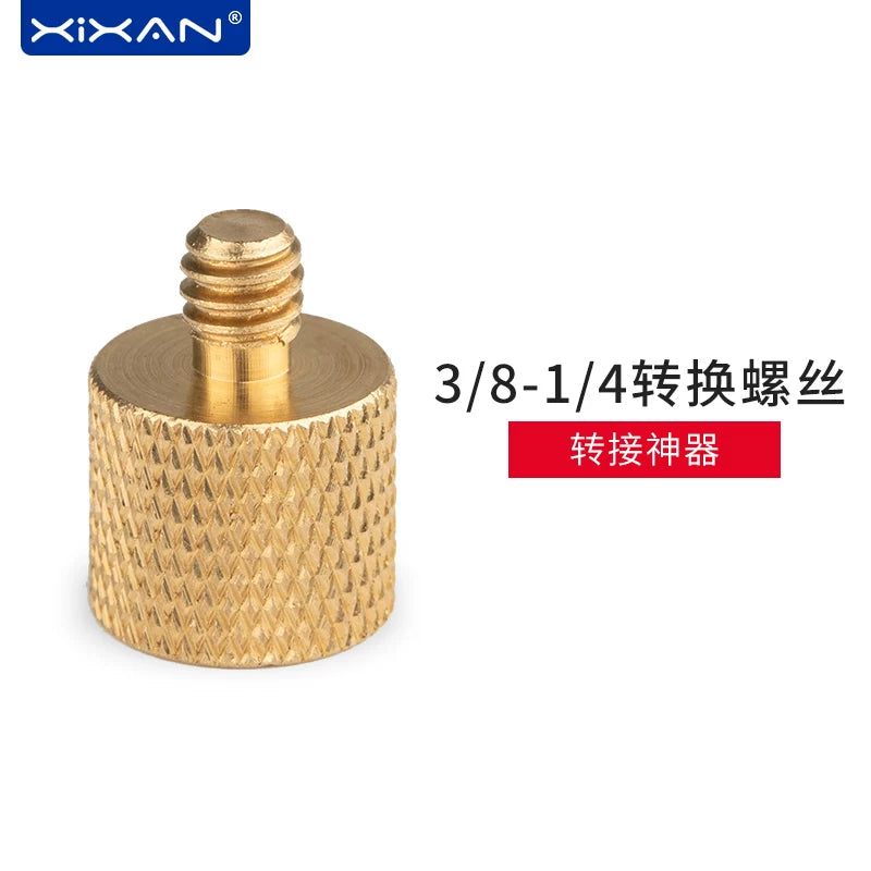 Xinxian 1/4 qadından 3/8 kişiyə çevirmə vinti gopro kamera ştativ tez buraxılış lövhəsi 1/4 düym 1/4-1/4 cüt başlı vida 5/8 çiyin qayışı qoşulma halqası isti ayaqqabı mötərizəsi pan/əymə adapter aksesuarı