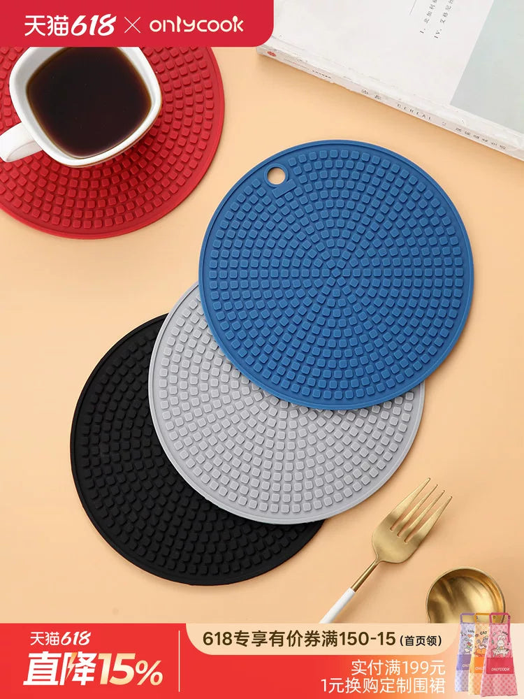 onlycook silikon izolyasiya mat yemək masası yanmağa qarşı həsir məişət güveç döşəyi placemat sahil gəmisi qabı həsir sürüşməyən istiliyədavamlı mat