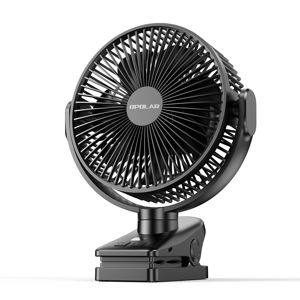 Opolar masa üstü kiçik fan ev portativ tələbə yataqxanası klipsli yüksək küləkli usb kiçik təkrar doldurulan fan