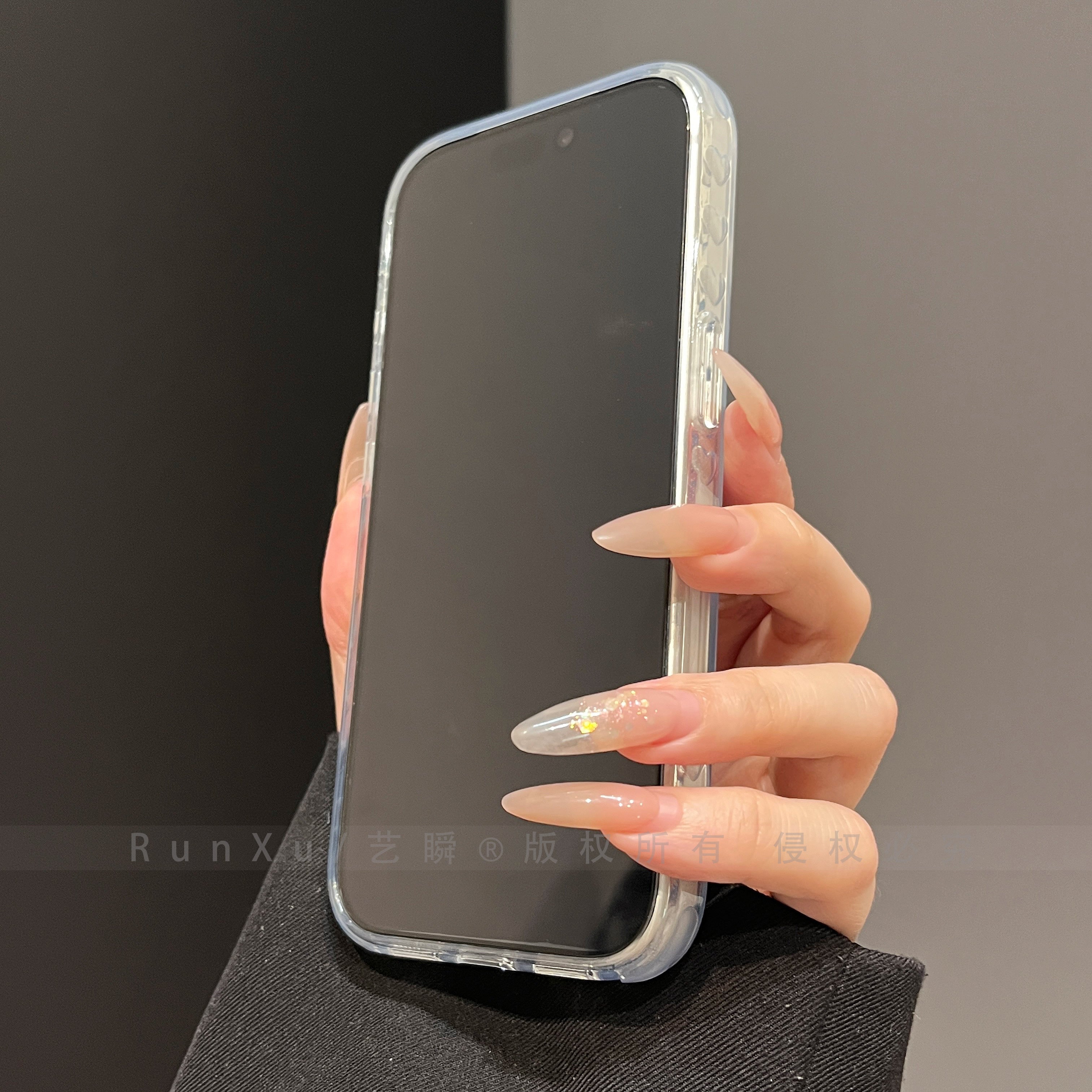 ins açıq mavi maqnit Taiyaki tutacağı Apple 17promax cib telefonu korpusu 17pro yeni 16promax şaxtalı şəffaf silikon iphone15 düşməyə qarşı 14 gözəl görünüşlü qabıq örtüyü