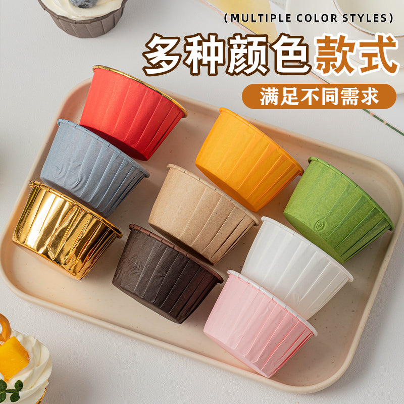 Roll-end cupcake kağız tutucu fincan yüksək temperatur soba xüsusi ev kiçik muffin fincan çörəkçilik qəlib