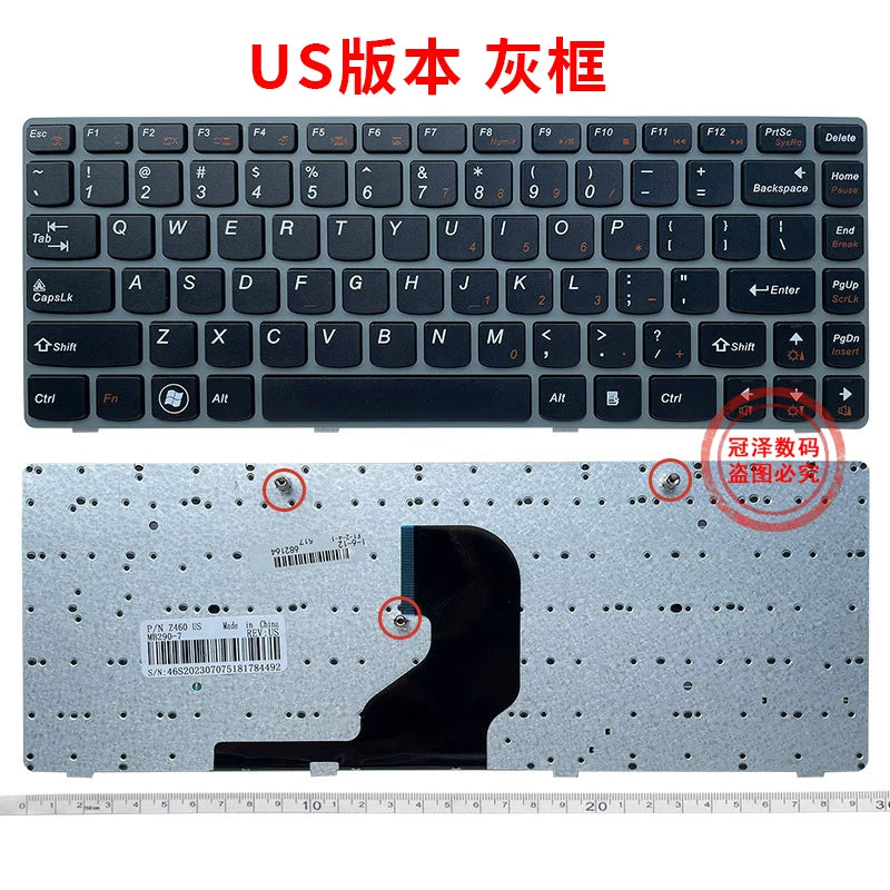 G470 B460 G460 G465 Z470 B470E B490 G400 V480C B480 M490 klaviatura Z460 V470 B475E Z465 Y460 V460 Lenovo üçün uyğundur