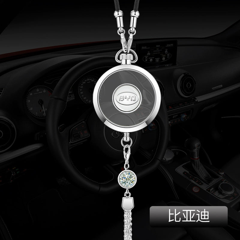 Avtomobil Ətri Avtomobil Asma Metal Qoruyucu Talisman Asma Dekorasiya Yüksək səviyyəli Avtomobil Loqosu Avtomobil Asma Efir Yağı Aromaterapiya Kulonu