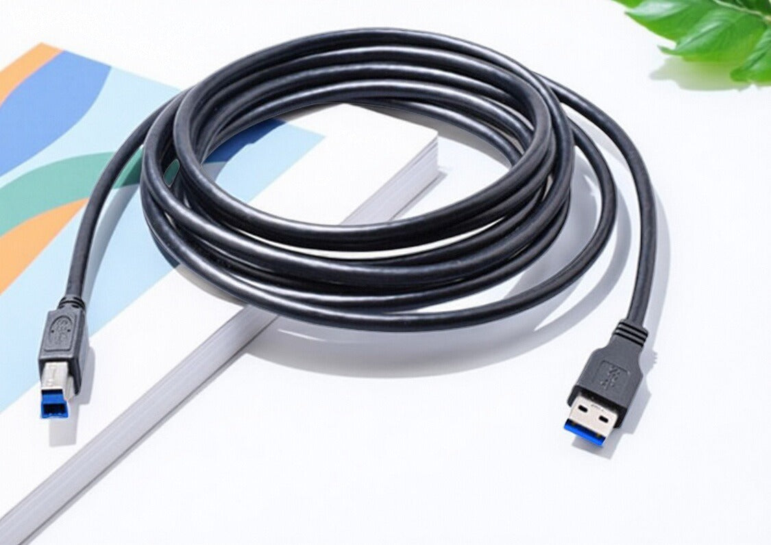 USB3.0 yüksək sürətli printer kabeli kvadrat port sabit disk qutusu məlumat kabeli rəqəmsal onlayn çəkiliş uzatma kabeli