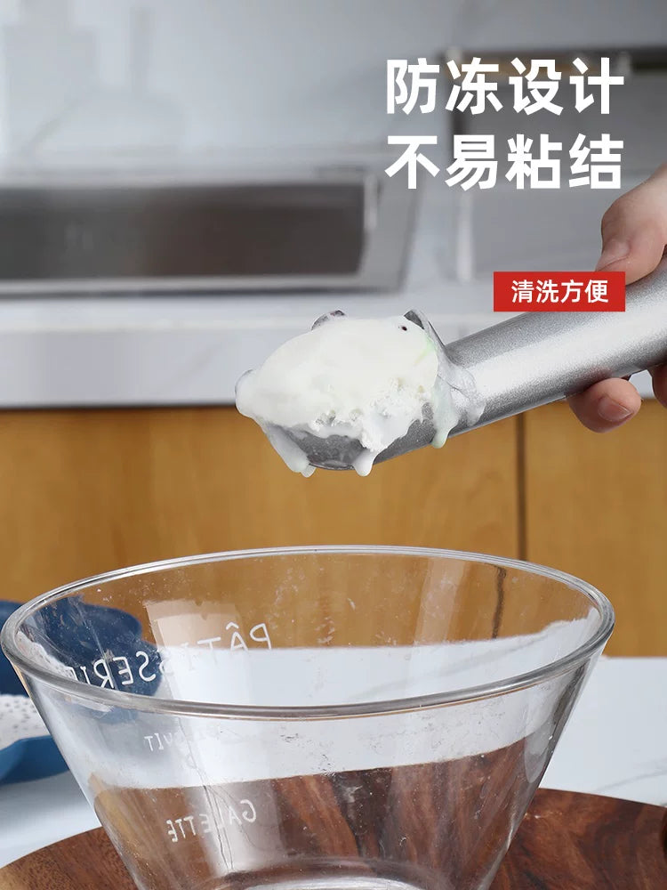 Öz-özünə əriyən gelato peşəkar italyan dondurma qaşığı qaşıqçı Haagen-Dazs ticarət dondurması xüsusi böyük ölçülü