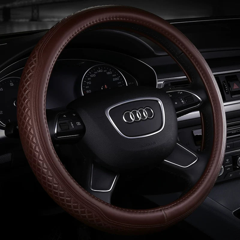 Suitable for Nissan Sylphy, Teana, Tiida, X-Trail, Qashqai, Kicks, Bluebird and Murano genuine leather steering wheel covers
