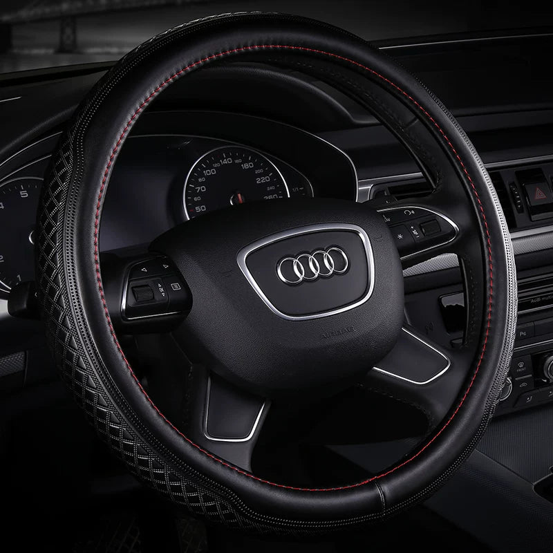 Suitable for Nissan Sylphy, Teana, Tiida, X-Trail, Qashqai, Kicks, Bluebird and Murano genuine leather steering wheel covers