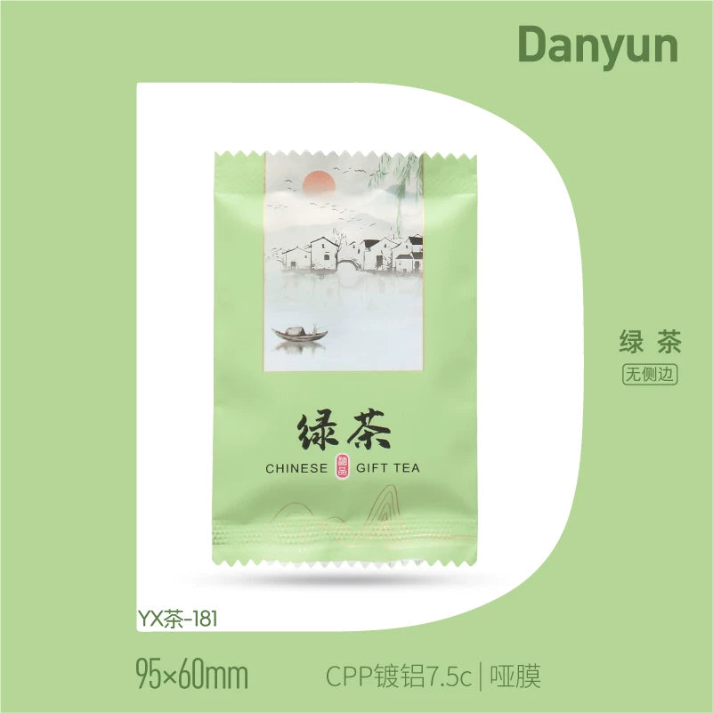 Çay qablaşdırma çantası, kiçik qabarcıq çanta, universal Longjing qara çay, yaşıl çay 3-5 q alüminium folqa plastik torba, birdəfəlik çay paketi