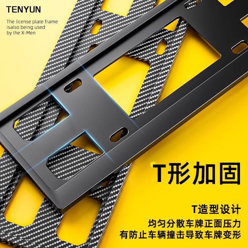 Compatible with Formula 8, Formula 5, Titanium 3, Titanium 7 license plate frames, license plate protector for New Energy Green license plates, and BYD license plate holders.