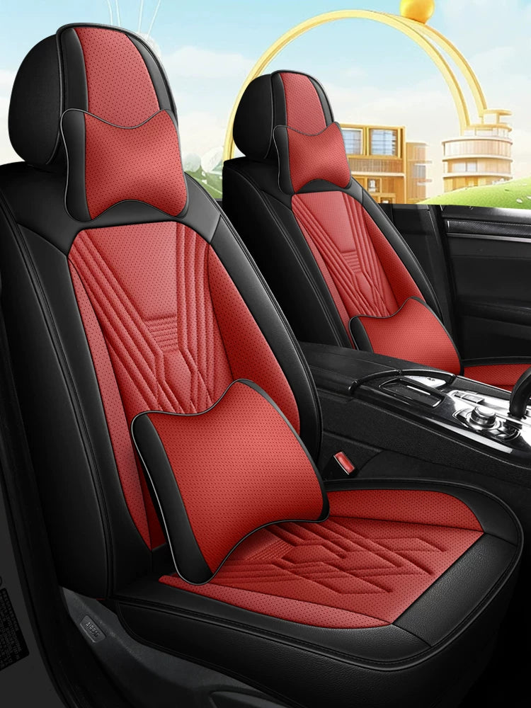 Bütün mövsüm avtomobil oturacaqları yastıqları, tam örtüklü dəri oturacaq üzlükləri, buz ipək avtomobil ayaqaltıları, beş nəfərlik yastıqlar, parça qış oturacaq üzlükləri.