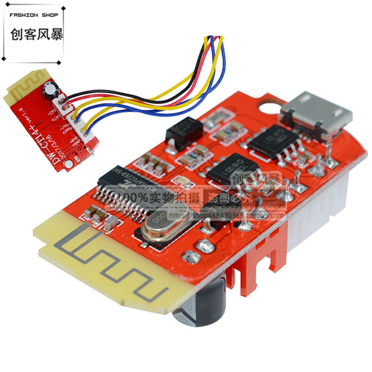 CT14 Bluetooth 4.2 güc gücləndirici lövhəsi stereo 5W ikili audio köhnə dinamik diy dəyişdirilmiş qəbuledici modul 5V yeni stil