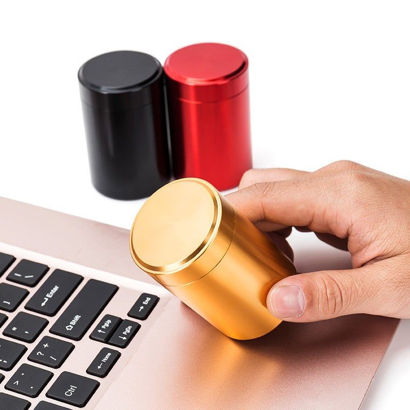 Titan ərintisi kiçik çay qutusu alüminium qutu metal çay qutusu mini portativ səyahət paslanmayan poladdan möhürlənmiş çay qabı qabı