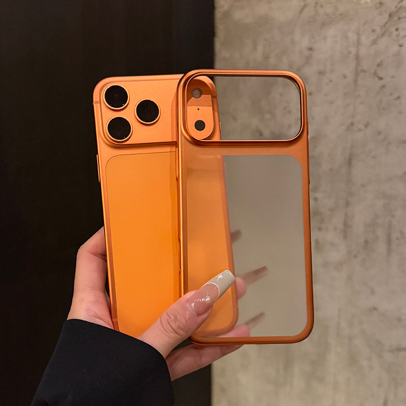 [Anti-barmaq izi] Apple 17promax mobil telefon qutusu, yeni yüngül və nazik elektrolizlənmiş Xingyu Narıncı iPhone17pro sadə, dəbli və yüksək səviyyəli 17pro düşməyə qarşı cüt üslublu yaradıcı sərt çanta üçün uyğundur