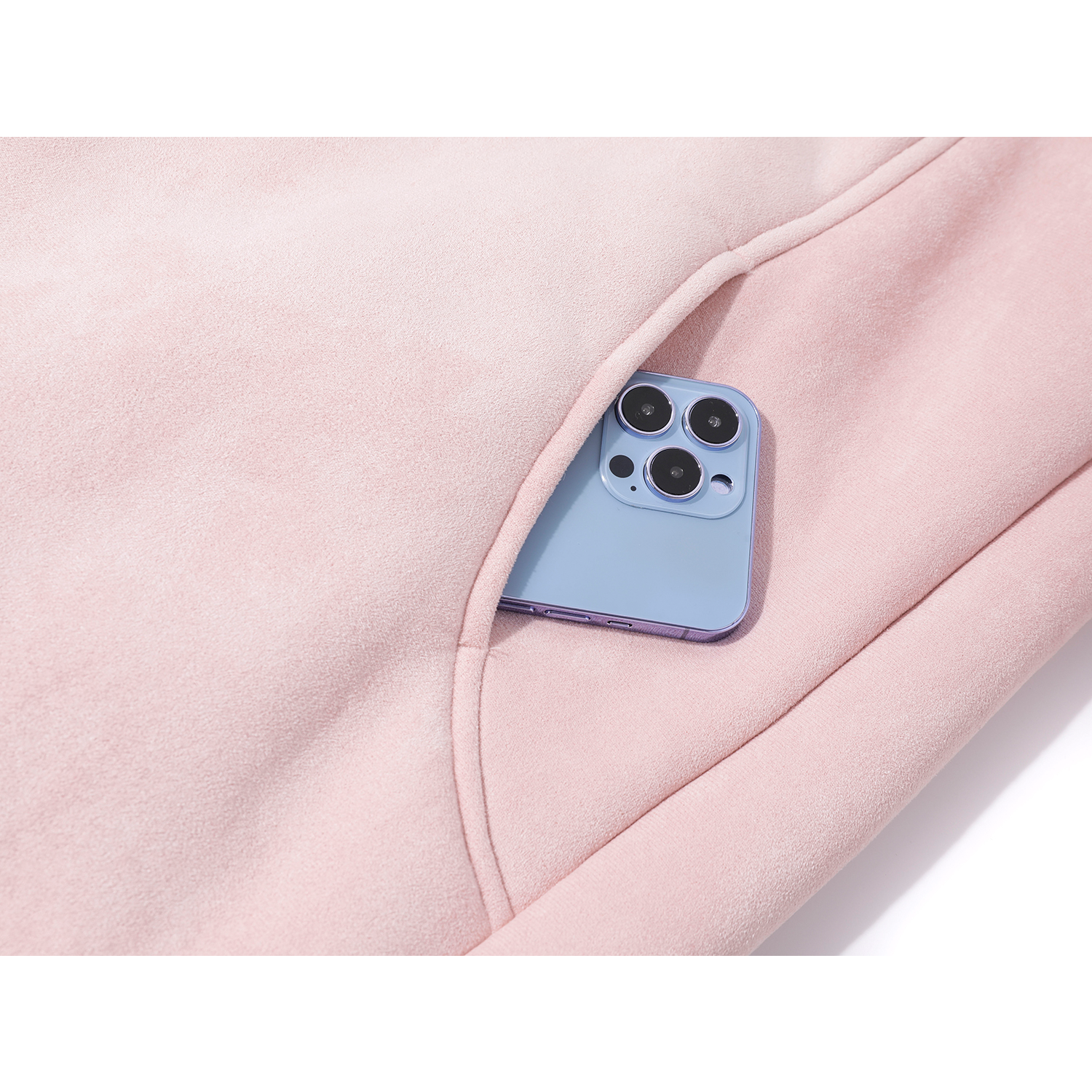 Cholisa Koreya üslubunda qadınlar üçün çox şirin isti, xəz astarlı pambıq palto, qış çəhrayı, şirin zamşa xəz astarlı palto