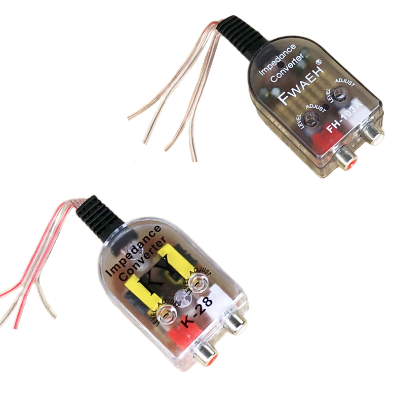 Avtomobil Səsi Yüksək səsdən aşağı səsə qədər sabvufer audio konvertörü Aşağı səs filtri Orijinal Avtomobil Səs Çıxışı