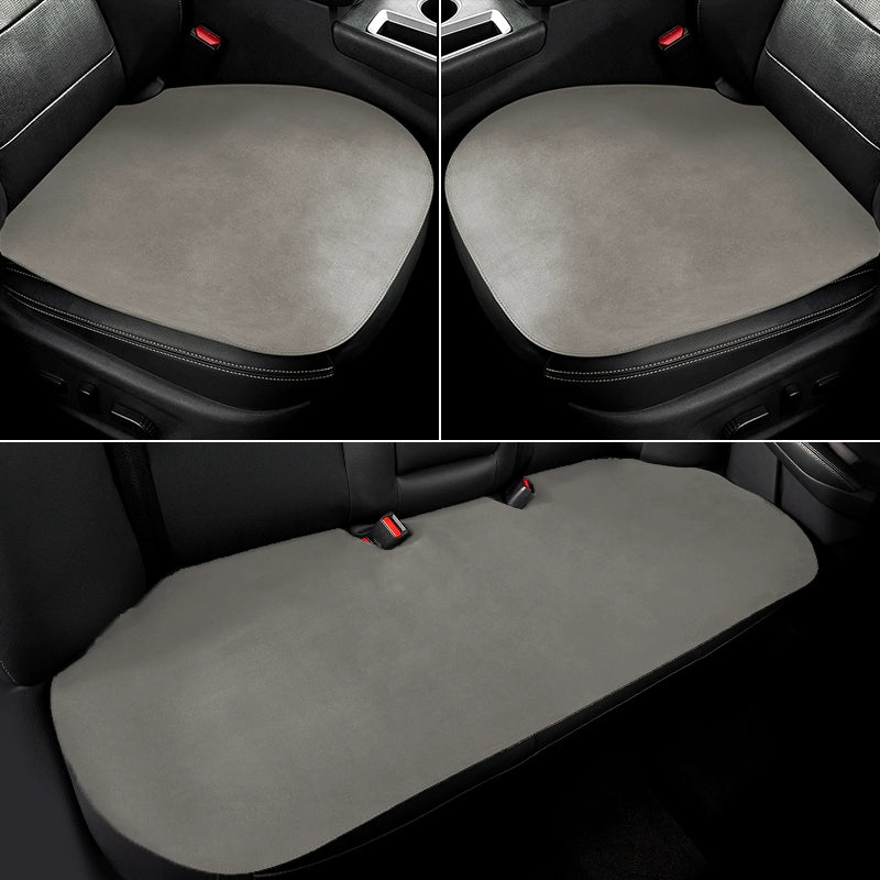 2025 Yeni Avtomobil Yastığı Tək Parça Qış Zamşa Oturacaq Yastığı Bütün İl Boyu Neytral Fantastik Arxa Oturacaq Yastığı