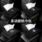 Avtomobil toxuması qutusu Kağız çıxarma qutusu Yaradıcı avtomobil qoltuqaltı qutusu Kreslo arxasına asılan Sabit çoxfunksiyalı İnternet Məşhur toxuma çantası