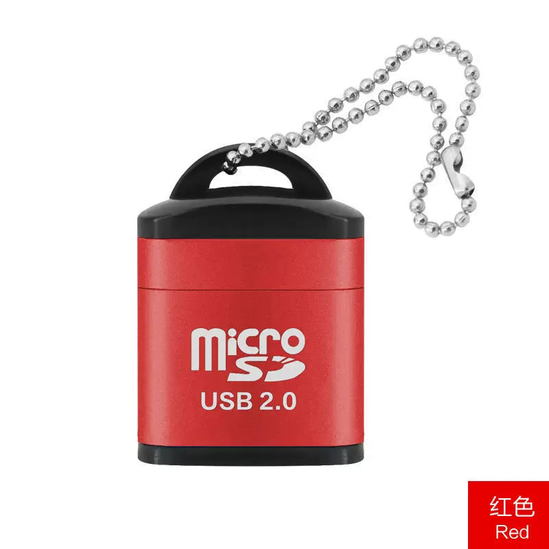Çoxfunksiyalı metal mini kart oxuyucu yüksək sürətli usb2.0 mobil telefon audio avtomobil SDTF yaddaş kartı/U disk mp3 mini çevirici mikro Android SDTF kart MP3 kart oxuyucu kamera USB