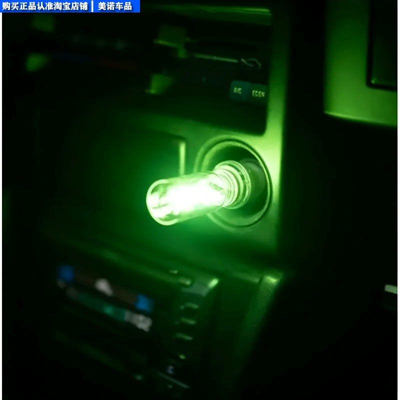 Avtomobil Atmosfer İşığı LED Dekorativ Avtomobil USB İnterfeysi Kiçik Gecə Lambası Rəngli Qradient Yanıp Sönən Yataq otağı Qonaq Otağı Kiçik Gecə Lambası