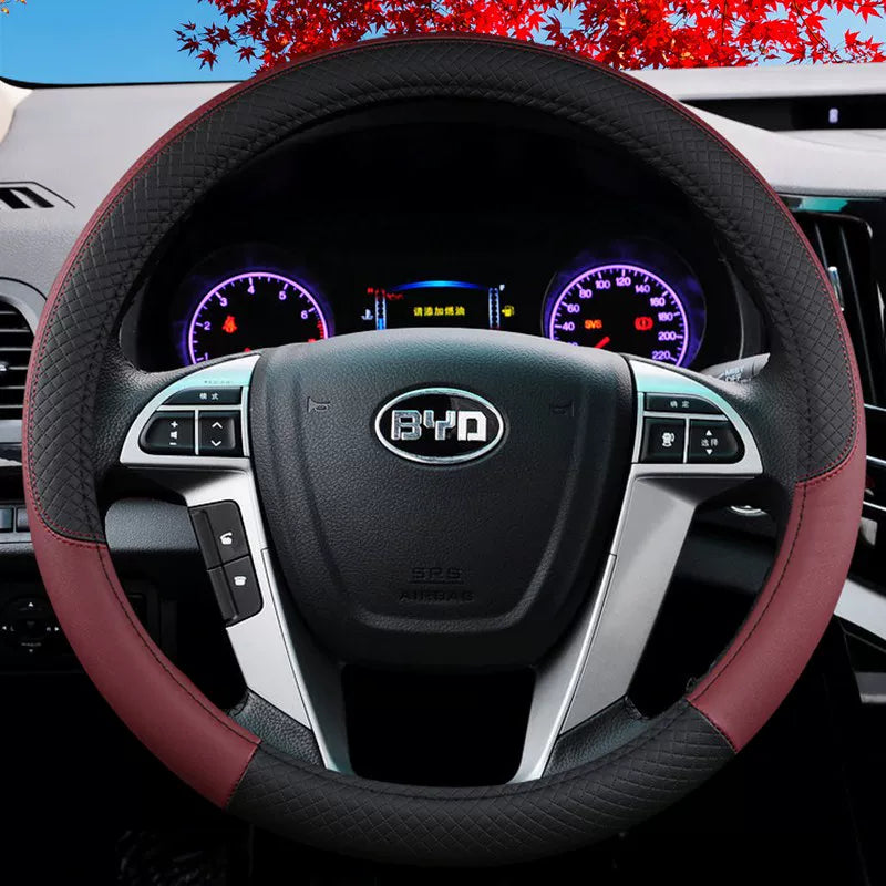 BYD Surui S6 S7 Sirui F0 F3 F6 L3 G3 BYD G6 F3R üçün uyğun dəri sükan örtüyü